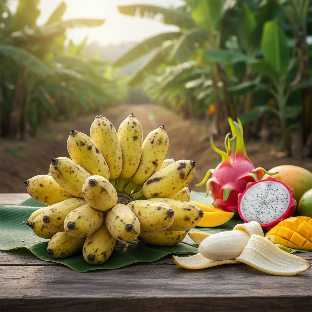 PREMIUM VIETNAMESE TIEN GIANG CHUOI SU BANANA – SWEET & AROMATIC | FRESH WHOLESALE EXPORT