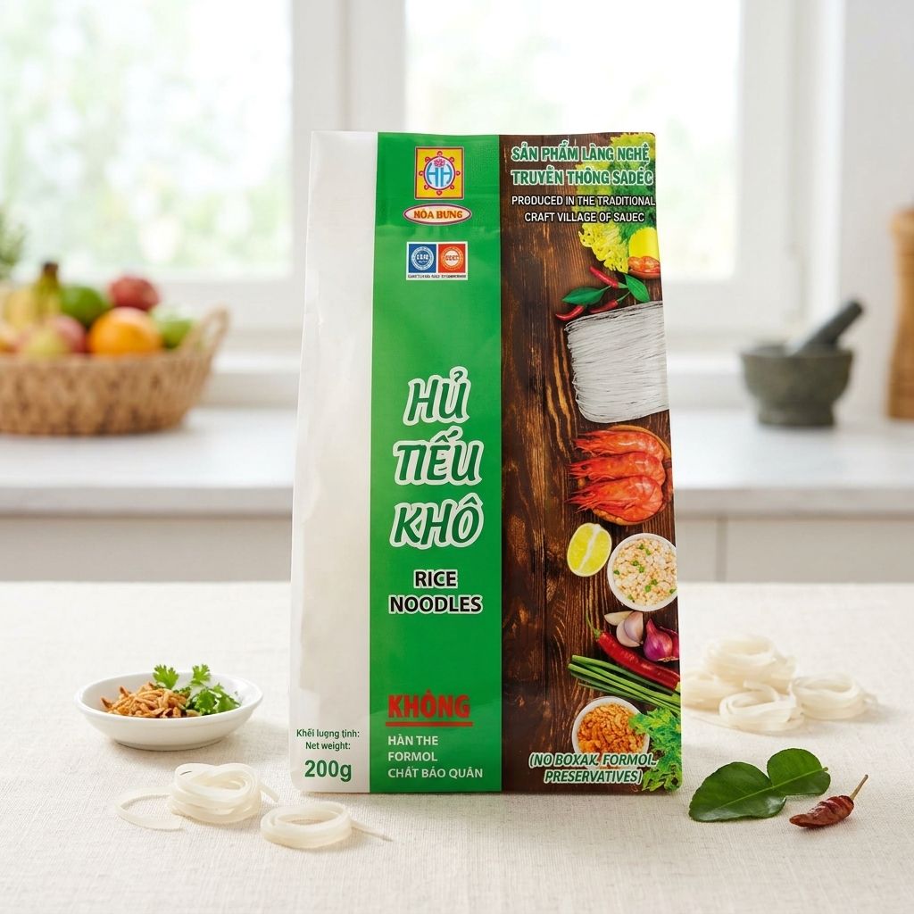 PREMIUM VIETNAMESE DRIED RICE NOODLES – 40 × 200G | EXPORT WHOLESALE 3
