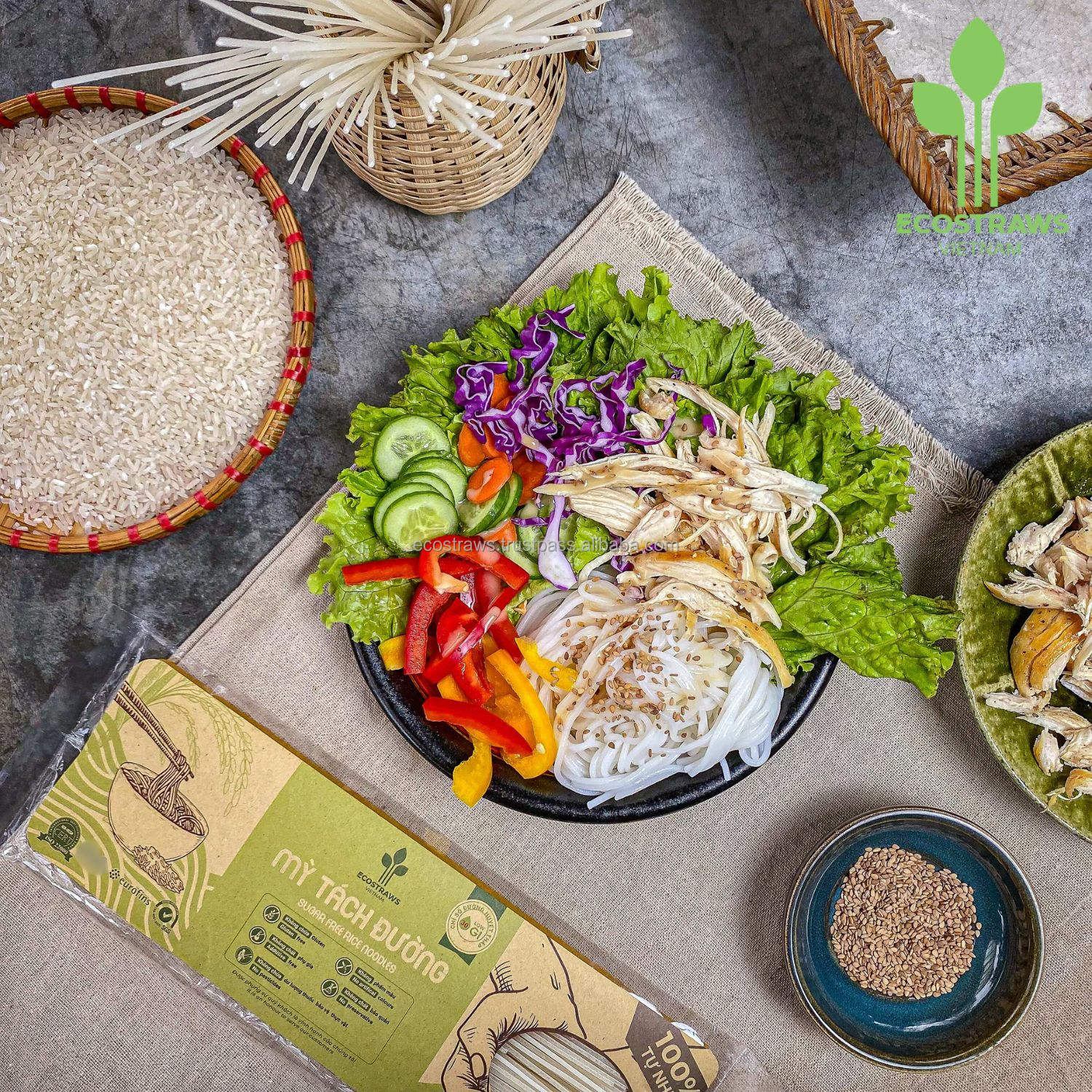 PREMIUM VIETNAMESE RICE VERMICELLI – ORGANIC COOKING QUALITY | FACTORY SUPPLY 3