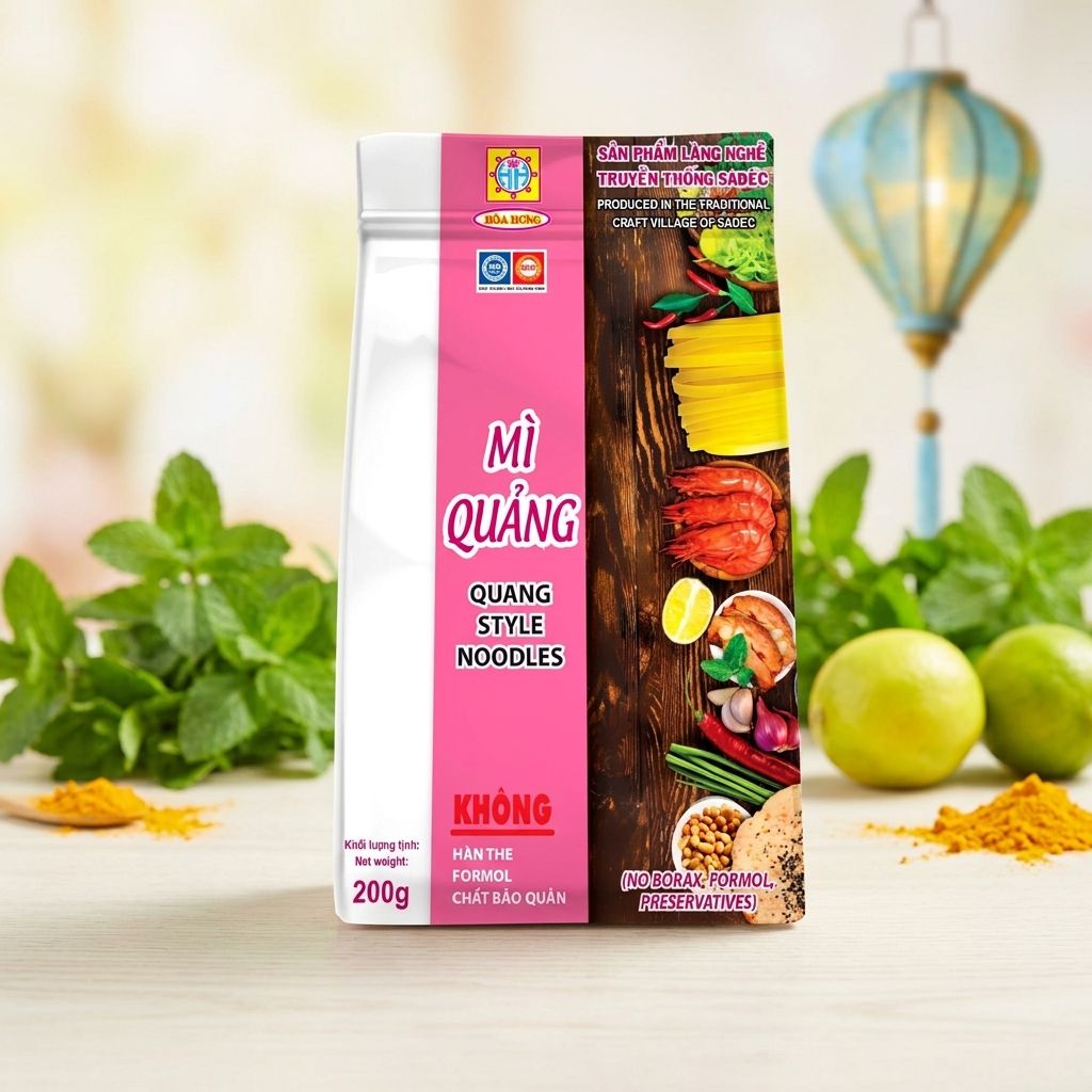 PREMIUM VIETNAMESE MI QUANG RICE NOODLES – SELF-HEATING | 40 × 200G