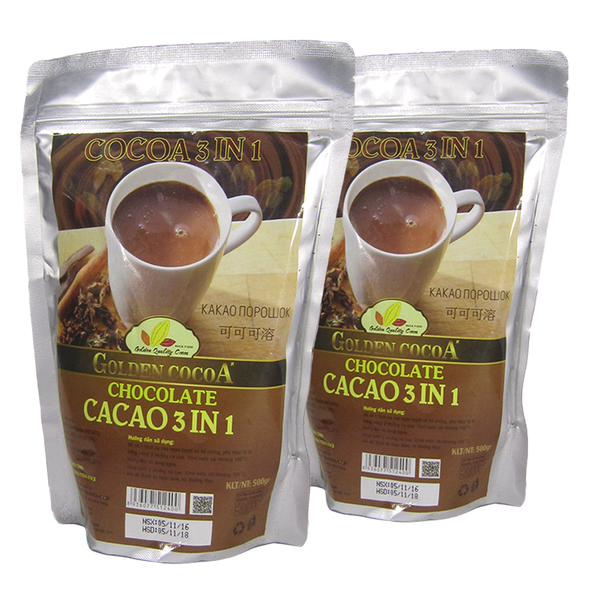 PREMIUM VIETNAMESE 3-IN-1 COCOA POWDER – CAFÉ READY & EASY TO USE 3