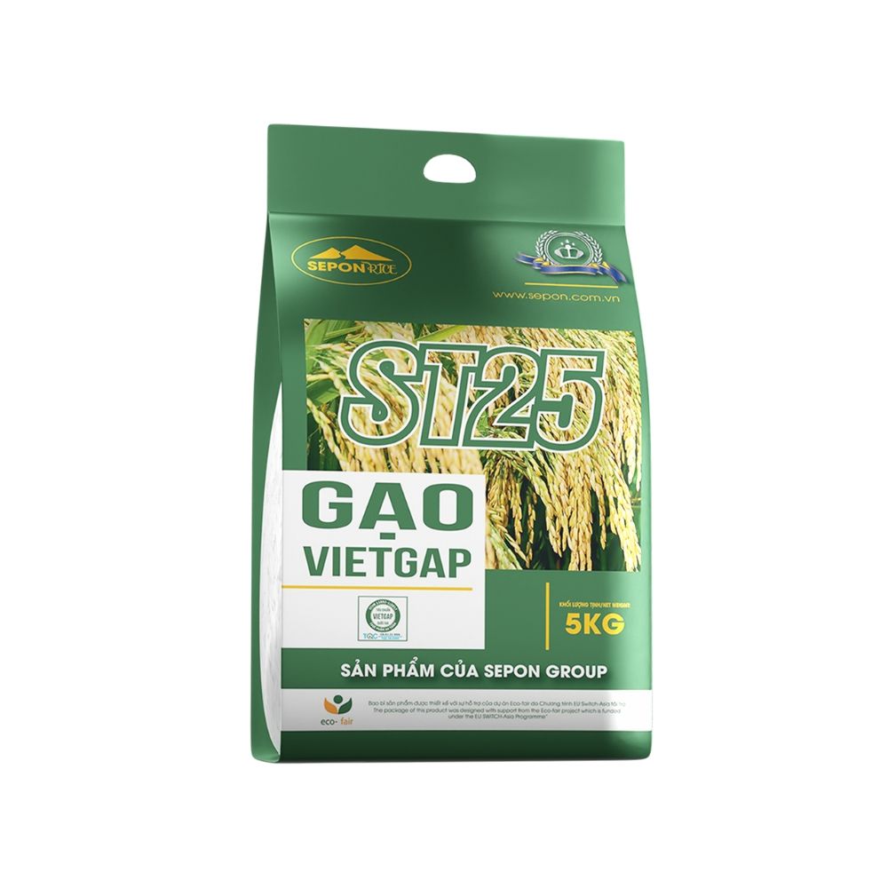 PREMIUM VIETNAMESE WHITE RICE – 100% RICE – VIETGAP – 5KG – HACCP GMP