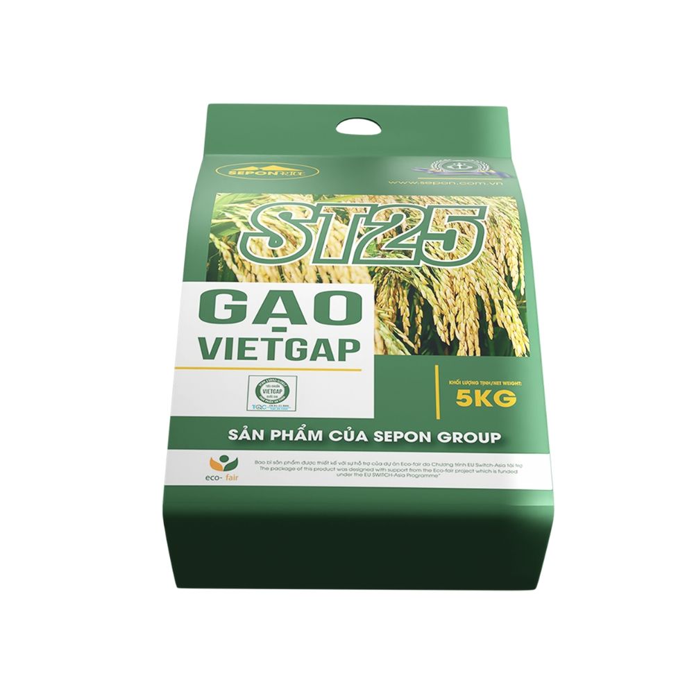 PREMIUM VIETNAMESE WHITE RICE – 100% RICE – VIETGAP – 5KG – HACCP GMP 2