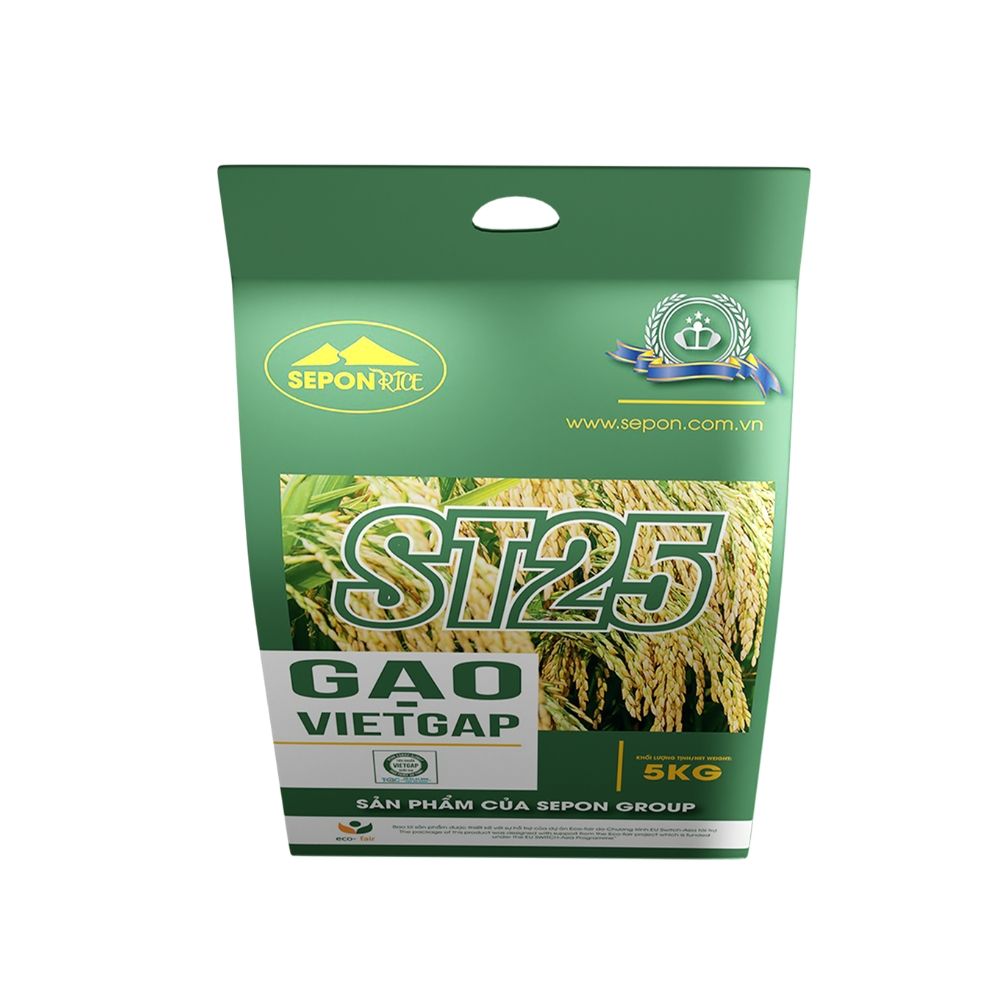 PREMIUM VIETNAMESE WHITE RICE – 100% RICE – VIETGAP – 5KG – HACCP GMP 3