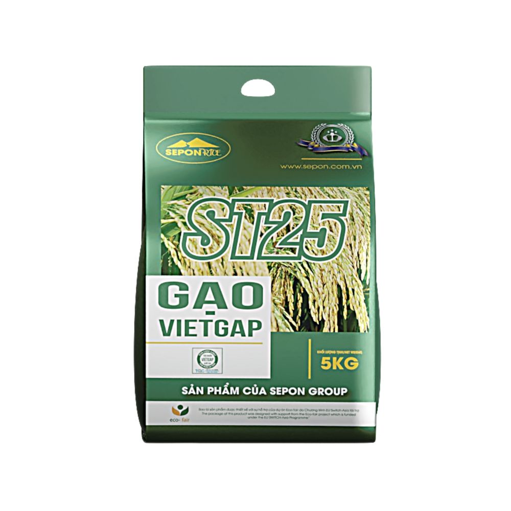 PREMIUM VIETNAMESE WHITE RICE – 100% RICE – VIETGAP – 5KG – HACCP GMP 4