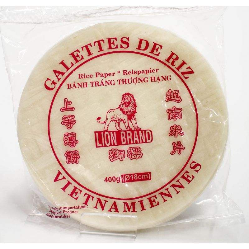 PREMIUM VIETNAMESE EDIBLE RICE PAPER – 16CM, 18CM & 22CM – SPRING ROLLS & FRYING