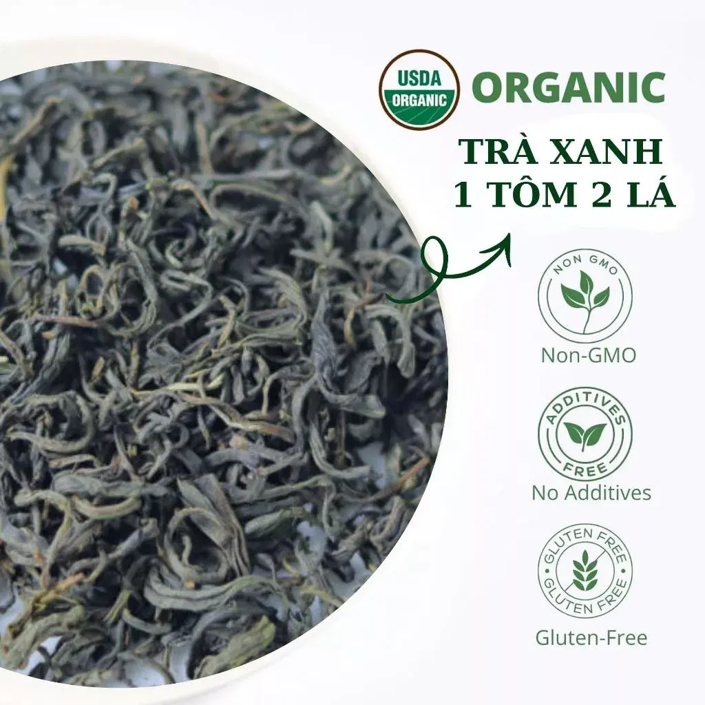 PREMIUM VIETNAMESE TRADITIONAL TUYET SON GREEN TEA – 100G – EXPORT SUPPLY 3