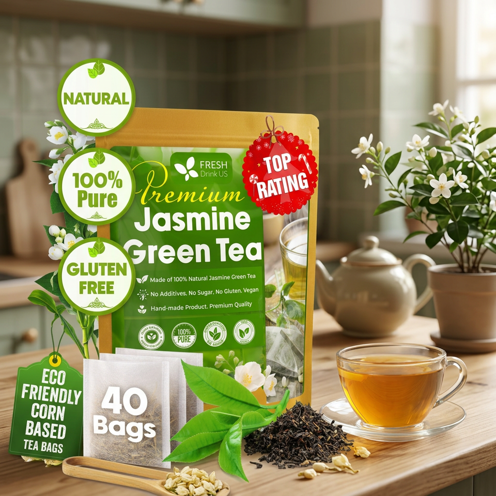 PREMIUM VIETNAMESE NATURAL JASMINE GREEN TEA – 1KG – HANDCRAFTED EXPORT SUPPLY 3