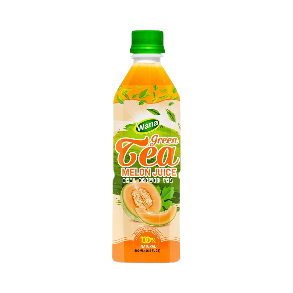 PREMIUM VIETNAMESE TROPICAL GREEN TEA WITH MELON – 500ML PET BOTTLE – EXPORT SUPPLY