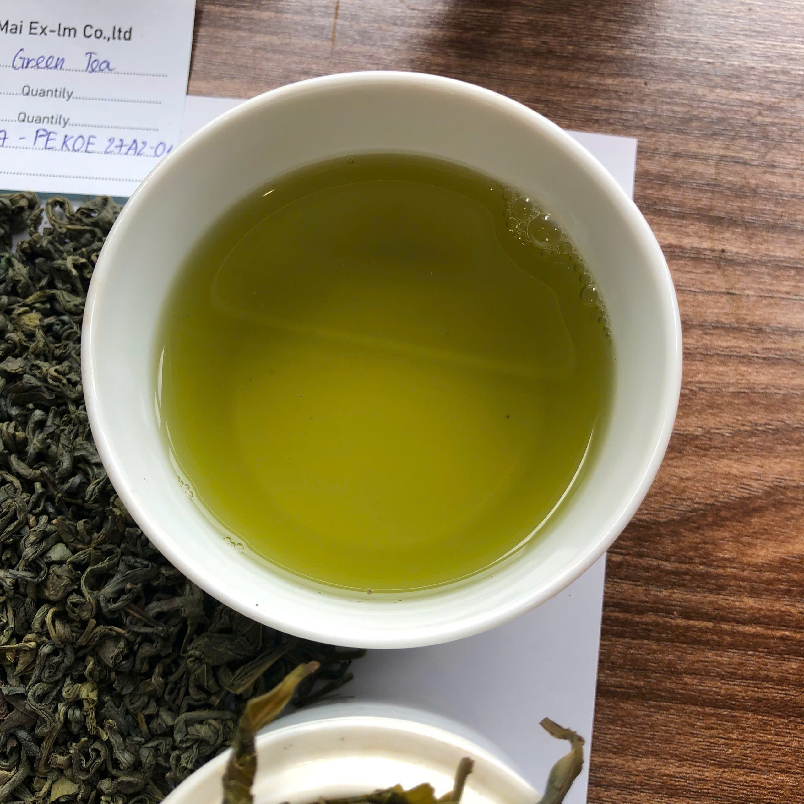 PREMIUM VIETNAMESE ORGANIC PEKOE GREEN TEA – 100% NATURAL – CERTIFIED WHOLESALE EXPORT