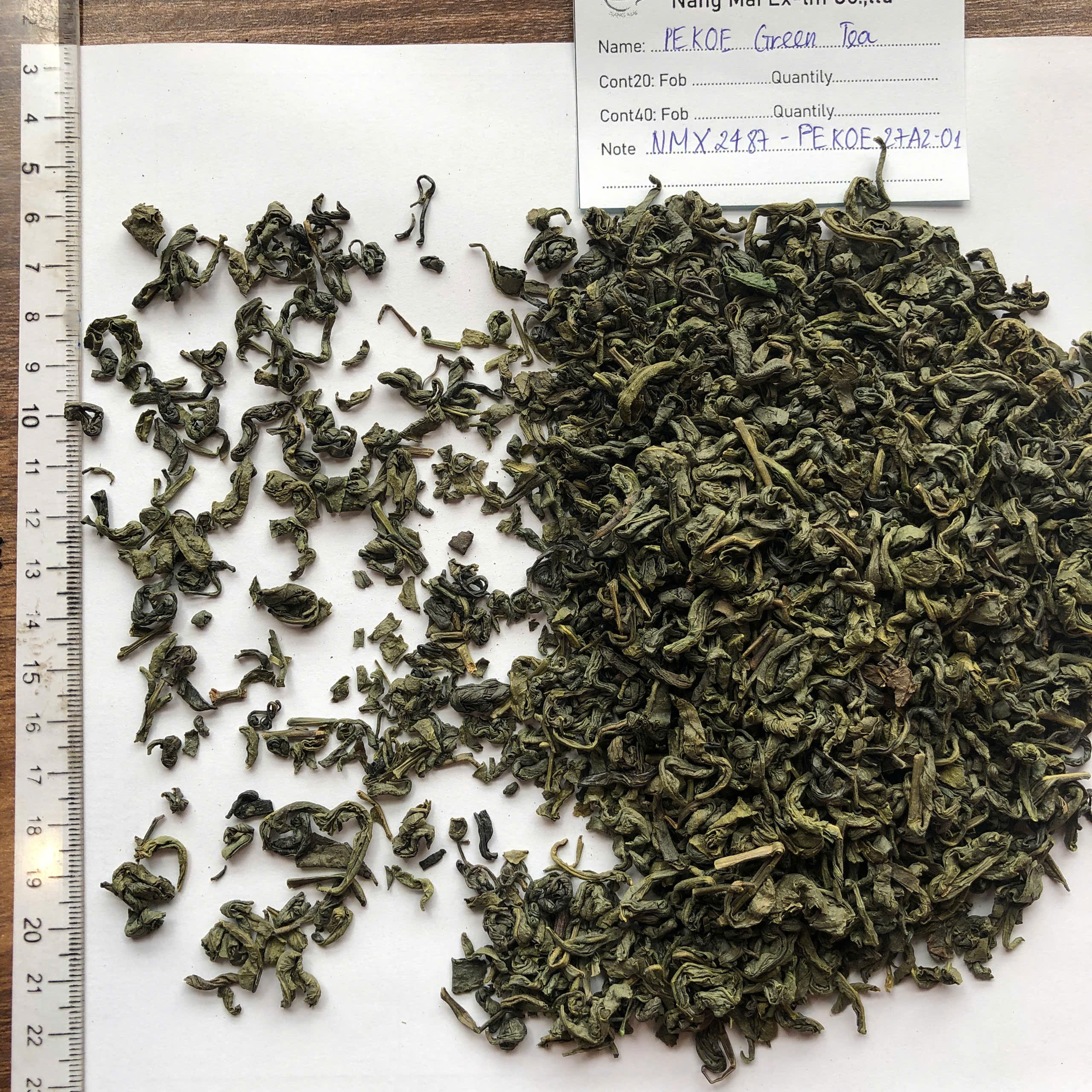 PREMIUM VIETNAMESE ORGANIC PEKOE GREEN TEA – 100% NATURAL – CERTIFIED WHOLESALE EXPORT 4