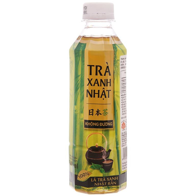 PREMIUM VIETNAMESE JAPANESE-STYLE GREEN TEA – SUGAR-FREE FRUIT FLAVOR – 345ML BOTTLES – EXPORT SUPPLY