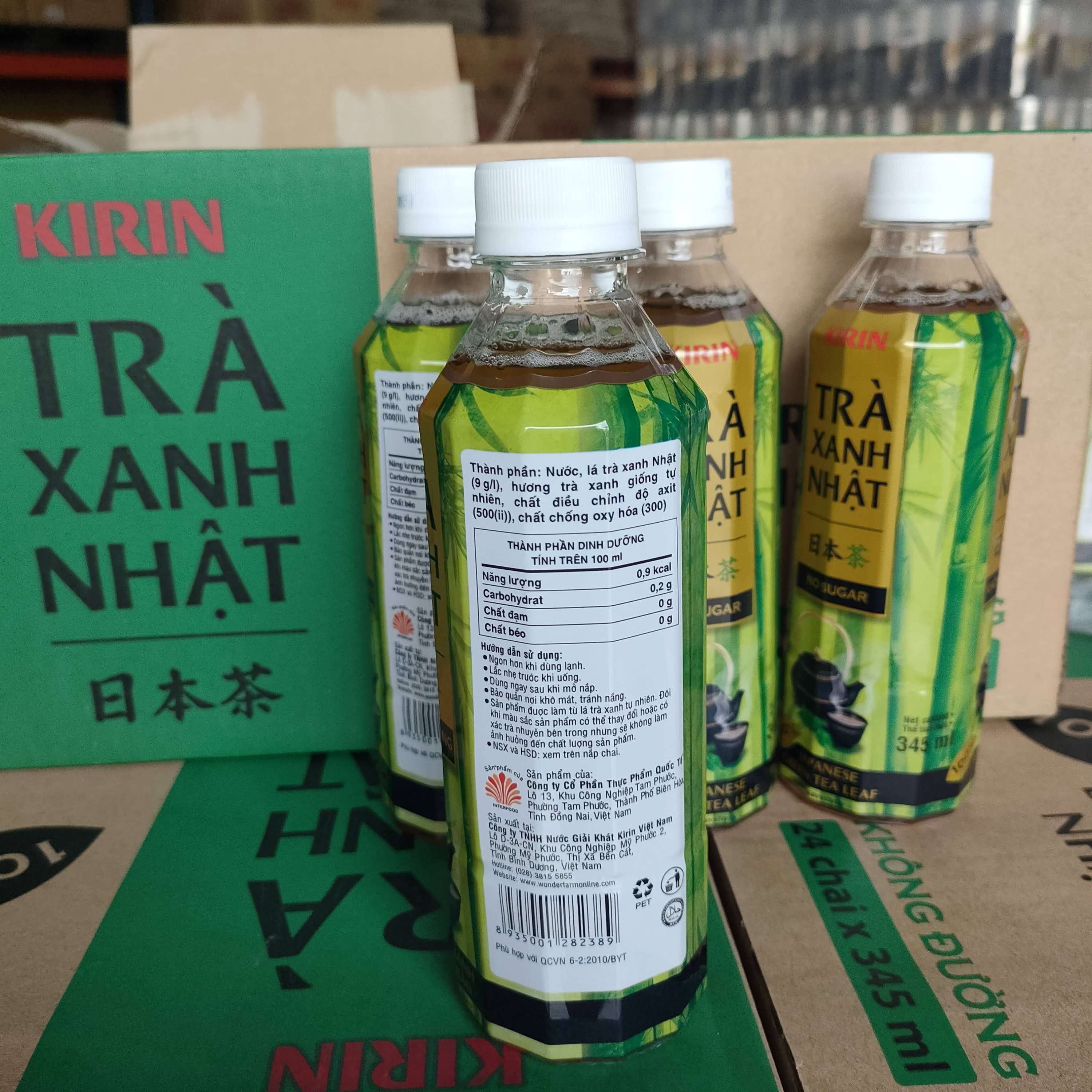 PREMIUM VIETNAMESE JAPANESE-STYLE GREEN TEA – SUGAR-FREE FRUIT FLAVOR – 345ML BOTTLES – EXPORT SUPPLY 4