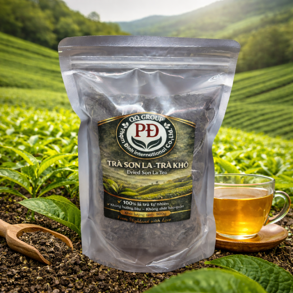 PREMIUM VIETNAMESE SON LA GREEN TEA – LOOSE-LEAF TEA – NATURAL FLAVOR – OEM/ODM – RETAIL AND EXPORT SUPPLY