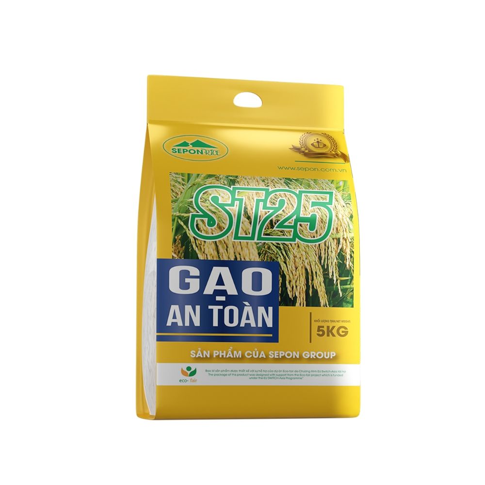 PREMIUM VIETNAMESE SEPON ST25 FRAGRANT WHITE RICE – 5 KG PACK – WHOLESALE EXPORT SUPPLY 3