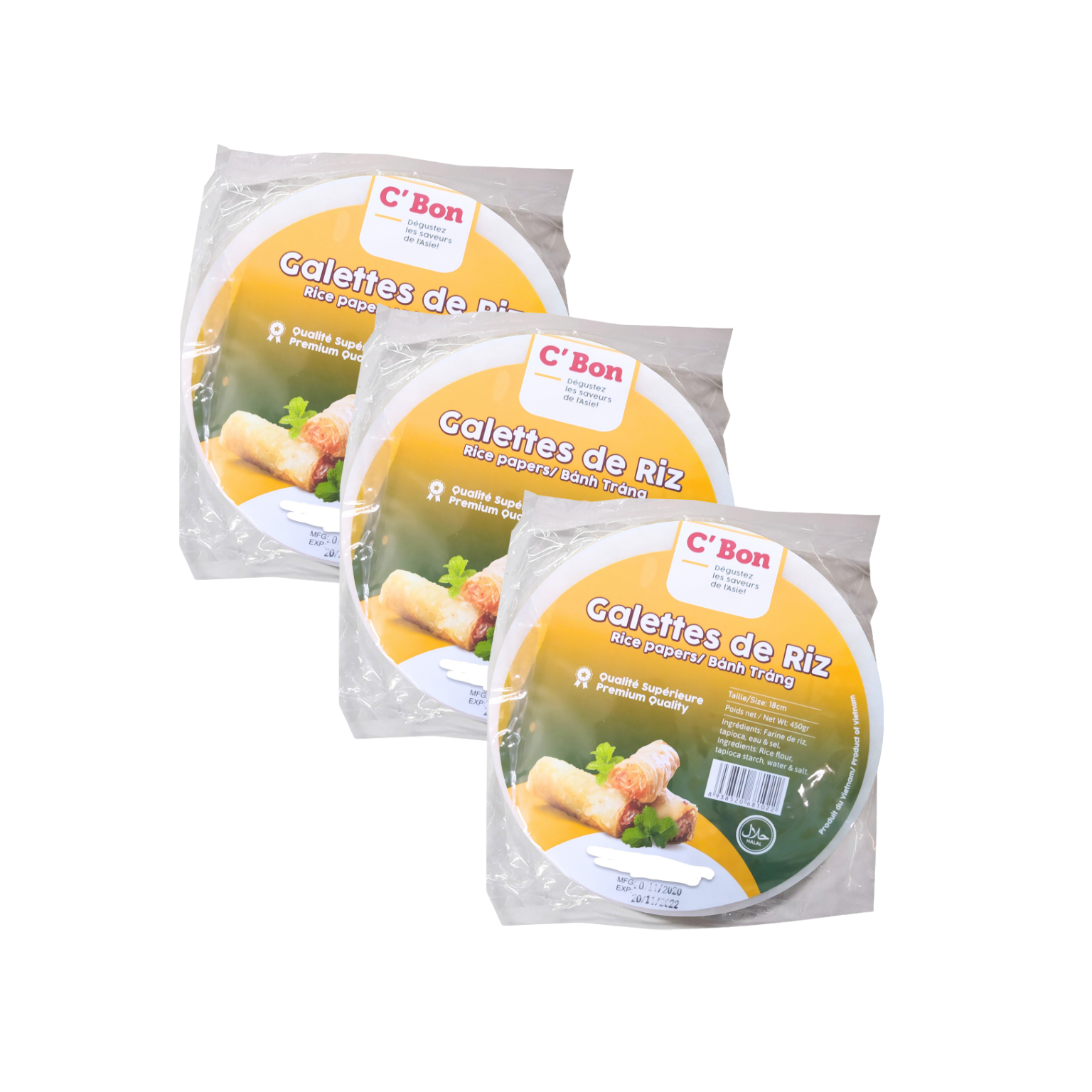 PREMIUM VIETNAMESE WHITE RICE PAPER – SPRING ROLL WRAPPERS, WHOLESALE EXPORT SUPPLY