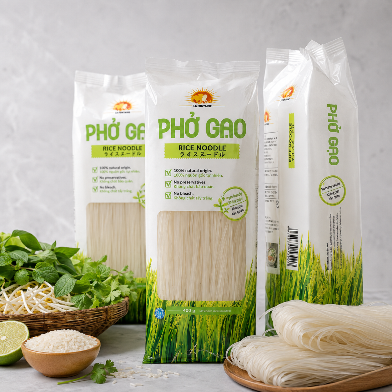 PREMIUM VIETNAMESE DRIED RICE VERMICELLI – AUTHENTIC RICE NOODLES, FOOD-GRADE OEM WHOLESALE EXPORT SUPPLY 3