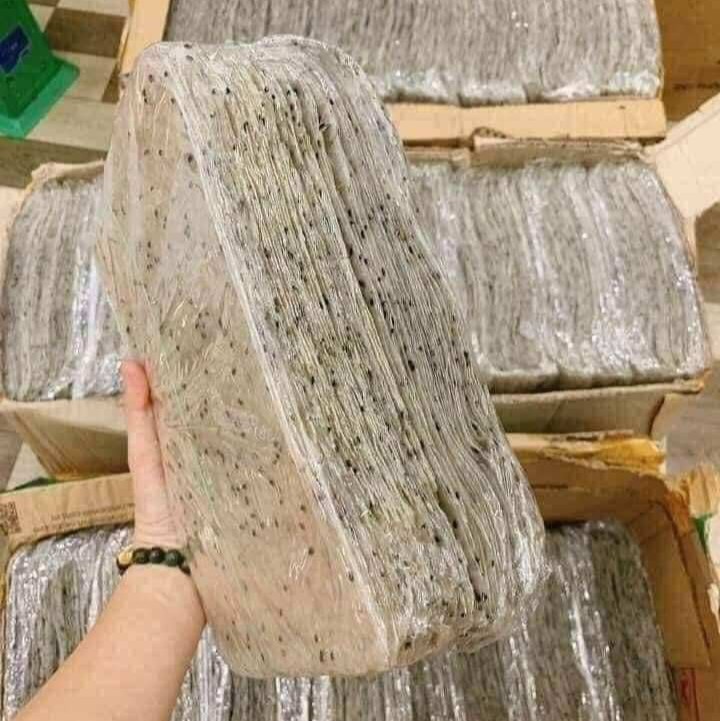 TRADITIONAL VIETNAMESE BLACK SESAME RICE PAPER – SPRING ROLL WRAPPERS FOR WHOLESALE EXPORT SUPPLY