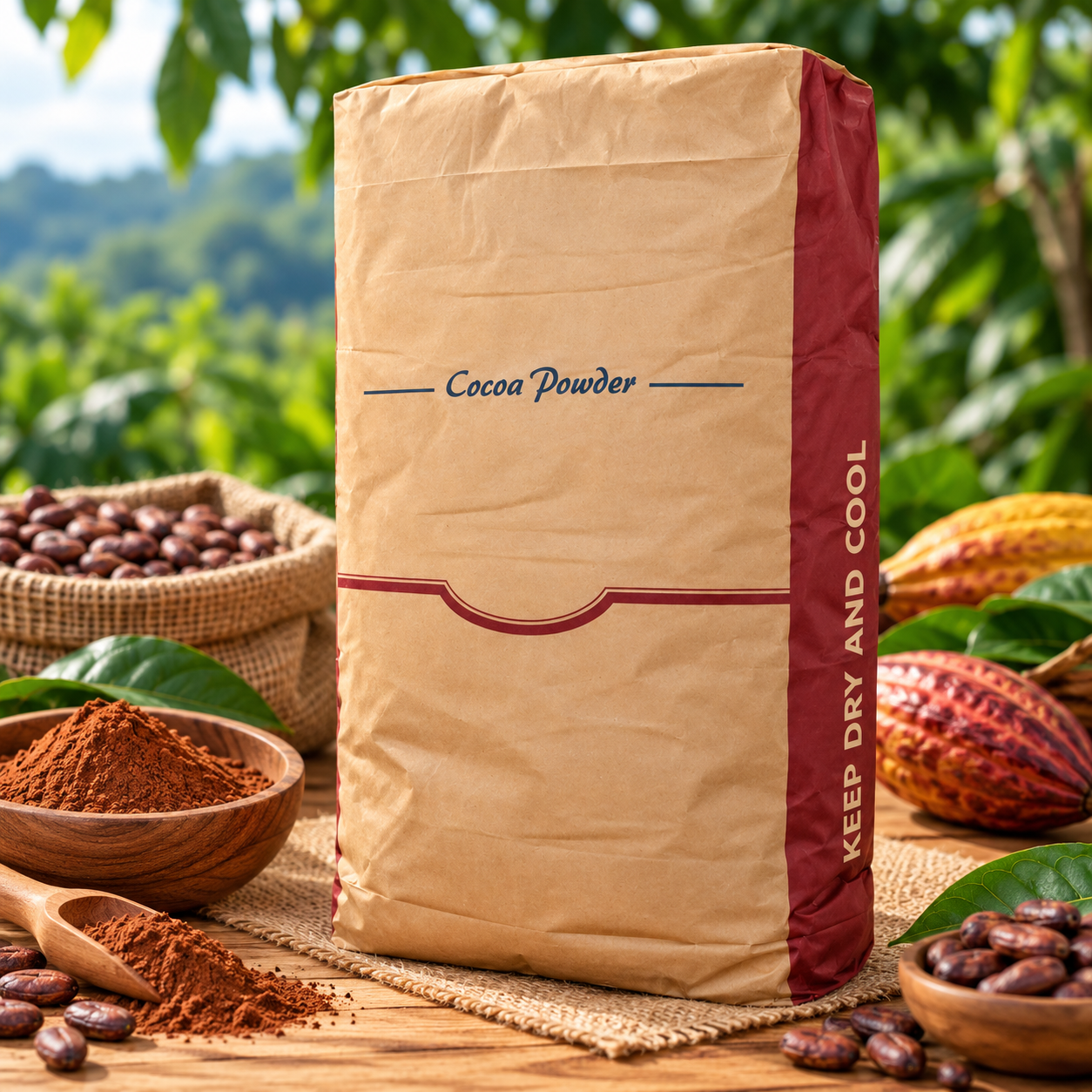 VIETNAMESE ALKALIZED COCOA POWDER – MULTIPLE pH GRADES, HALAL-CERTIFIED, 25KG KRAFT BAG, WHOLESALE EXPORT SUPPLY 2