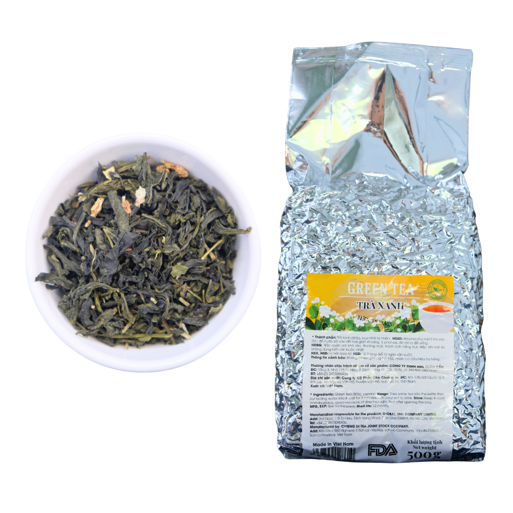 VIETNAMESE PURE LOOSE-LEAF GREEN TEA – BLENDED TEA, COMPETITIVE WHOLESALE PRICES, BOX & POUCH PACKAGING 2