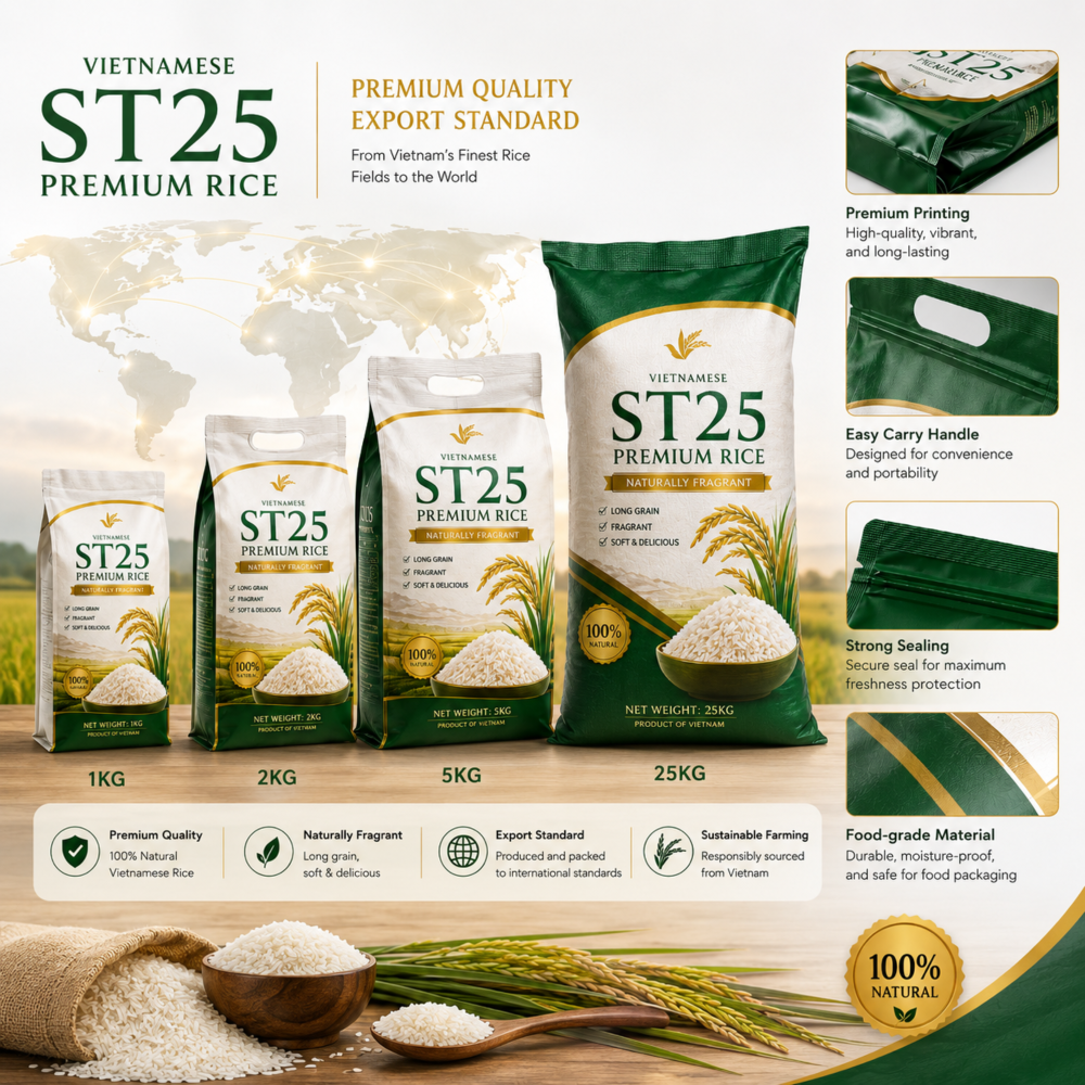 PREMIUM VIETNAMESE JAPANESE-STYLE WHITE RICE – BULK WHOLESALE, OEM/ODM & PRIVATE LABEL 2
