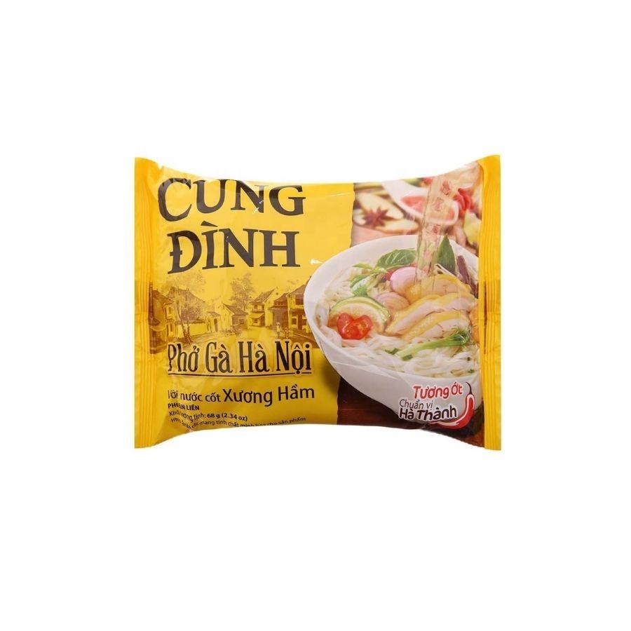 VIETNAMESE CHICKEN PHO INSTANT RICE NOODLES FOR EXPORT – 68G SINGLE-SERVE PACK
