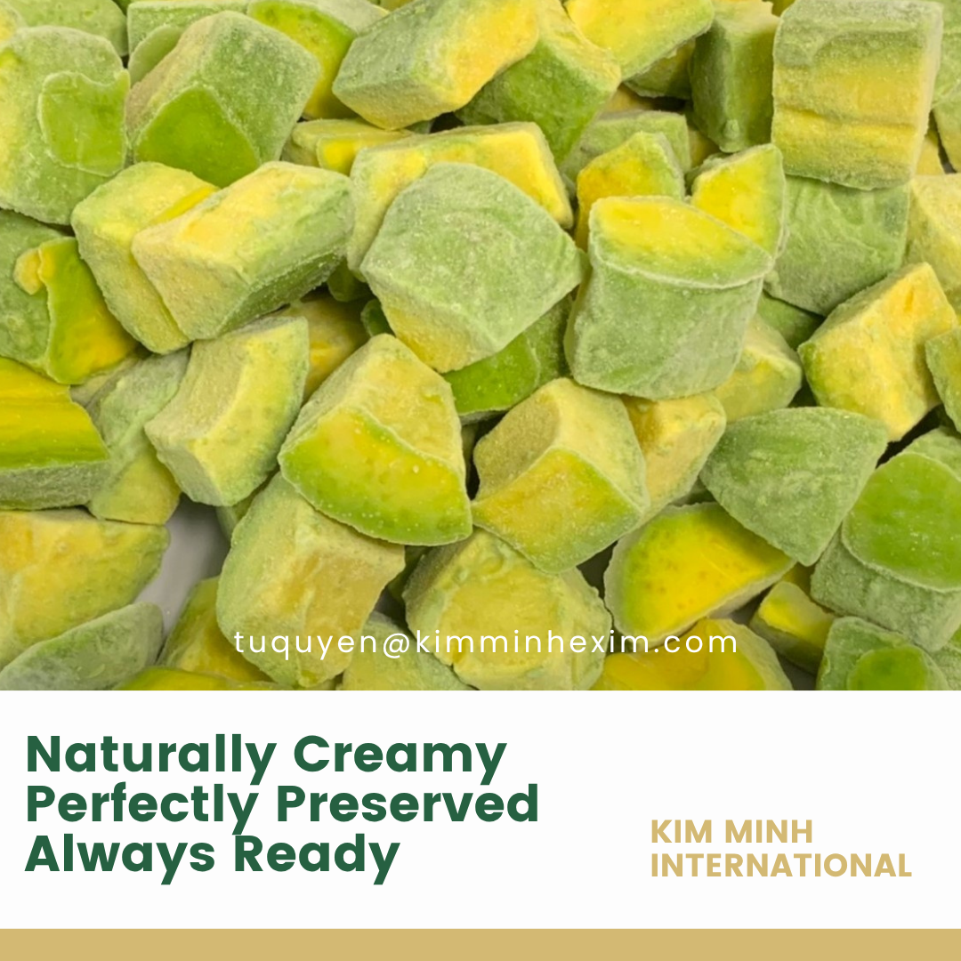 PREMIUM VIETNAMESE IQF FROZEN GREEN AVOCADO FOR EXPORT – HIGH-QUALITY FROZEN AVOCADO SUPPLY 4