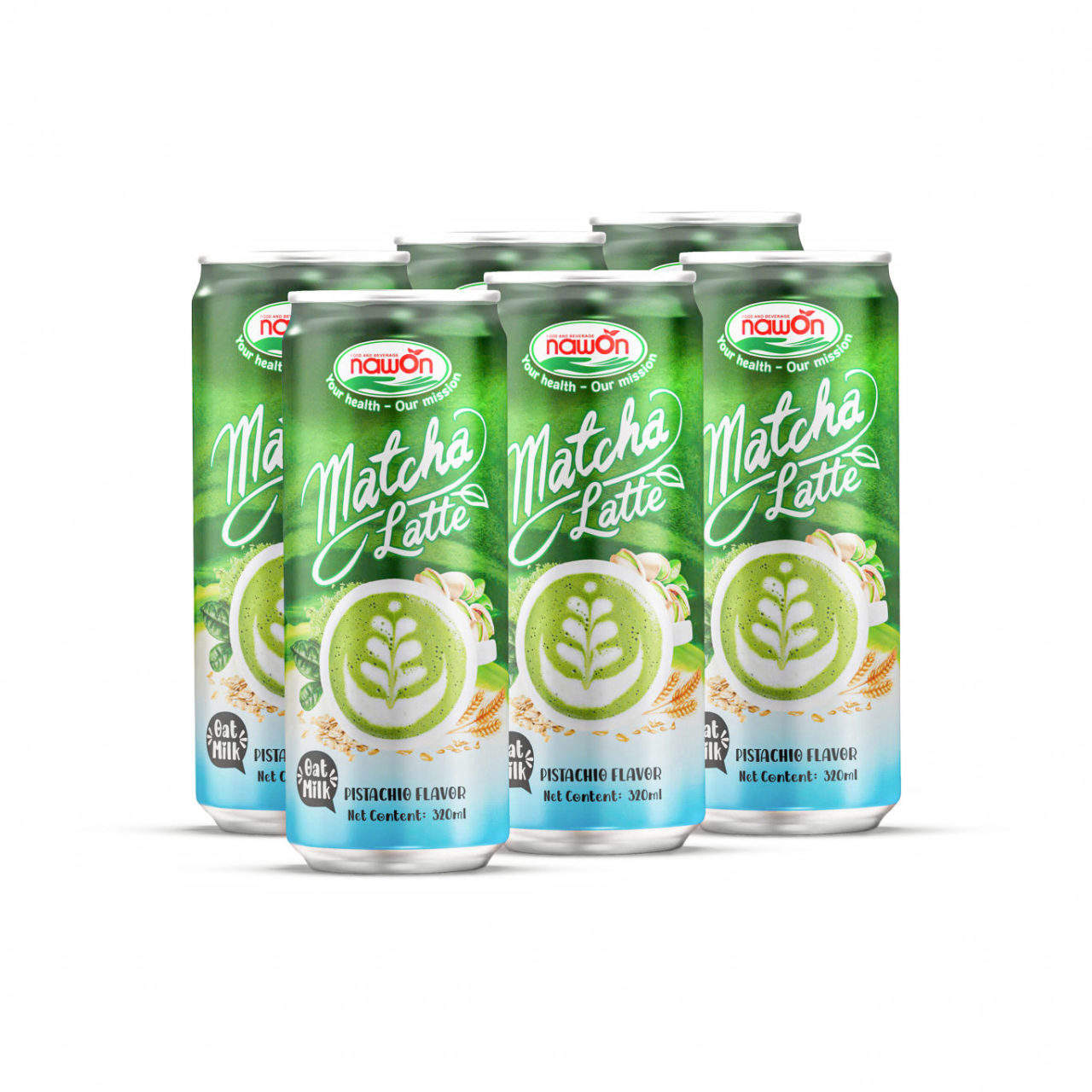 PREMIUM VIETNAMESE MATCHA LATTE 320ML FOR EXPORT – CANNED GREEN TEA MILK BEVERAGE, PRIVATE LABEL OEM/ODM 4