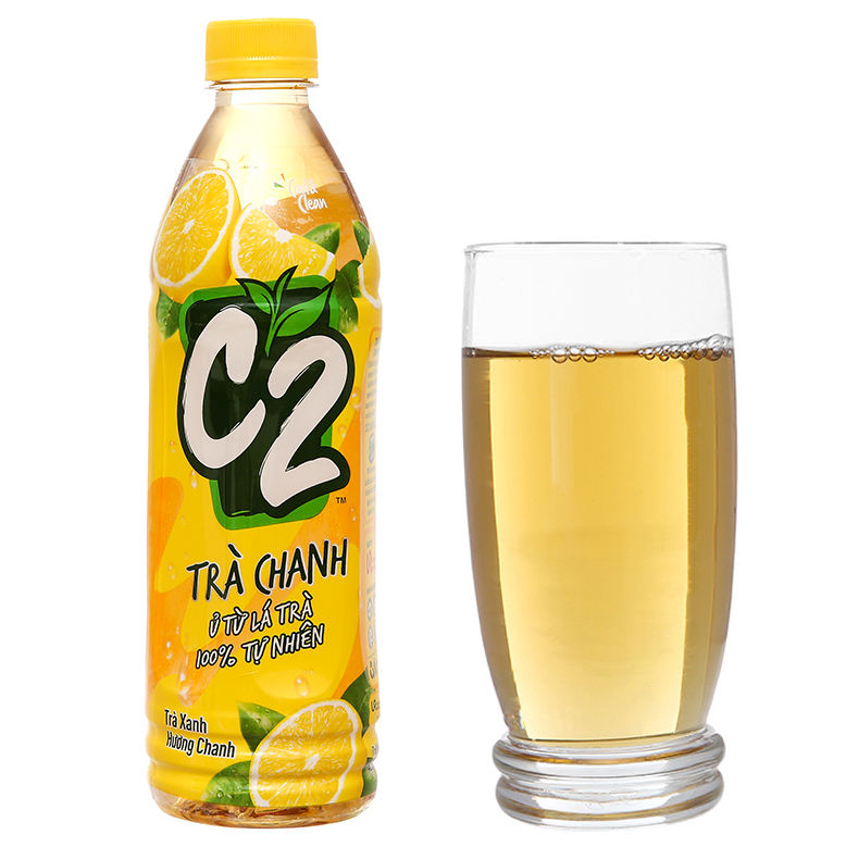 PREMIUM VIETNAMESE LEMON GREEN TEA 455ML FOR EXPORT – BOTTLED TEA DRINK, 12-MONTH SHELF LIFE