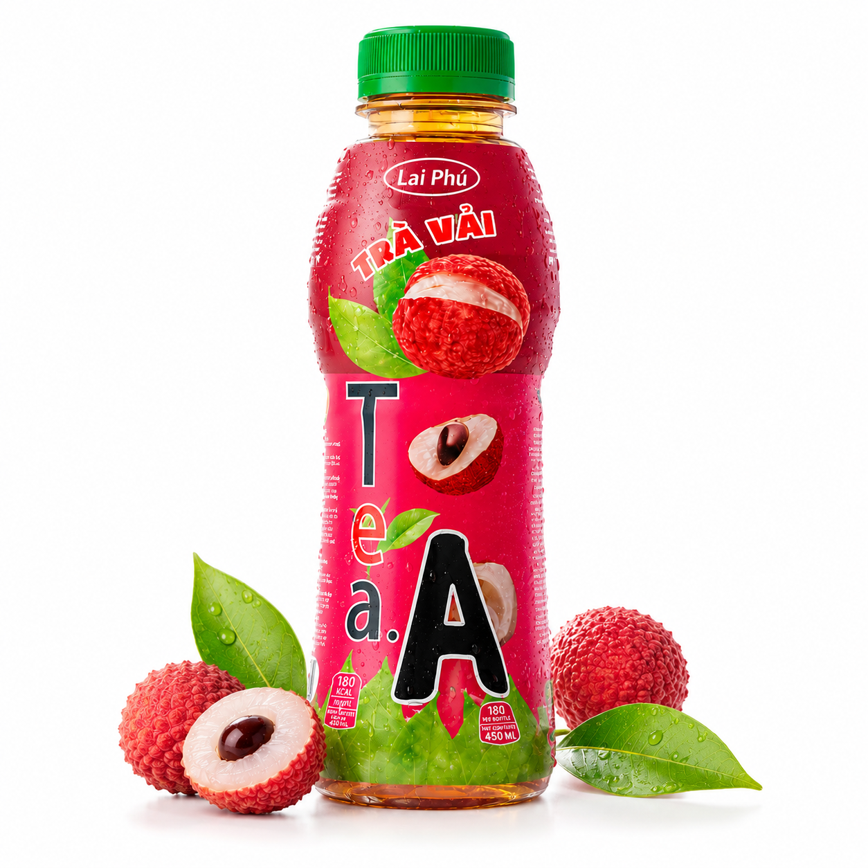 PREMIUM VIETNAMESE LYCHEE-FLAVORED GREEN TEA 450ML FOR EXPORT – PRESERVATIVE-FREE CLAIM, HALAL, OEM/ODM & PRIVATE LABEL 3