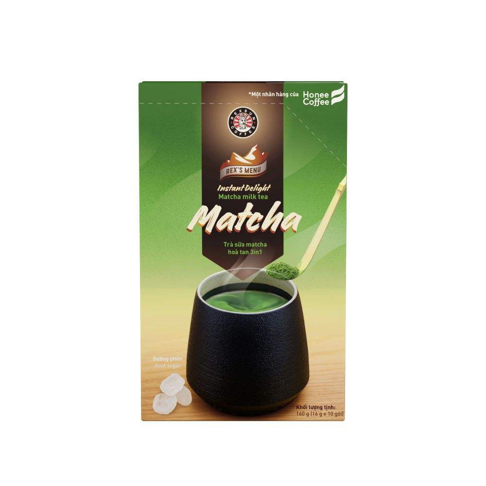 PREMIUM VIETNAMESE 3-IN-1 MATCHA MILK TEA POWDER FOR EXPORT – INSTANT GREEN TEA MIX, ISO 22000 CERTIFICATION