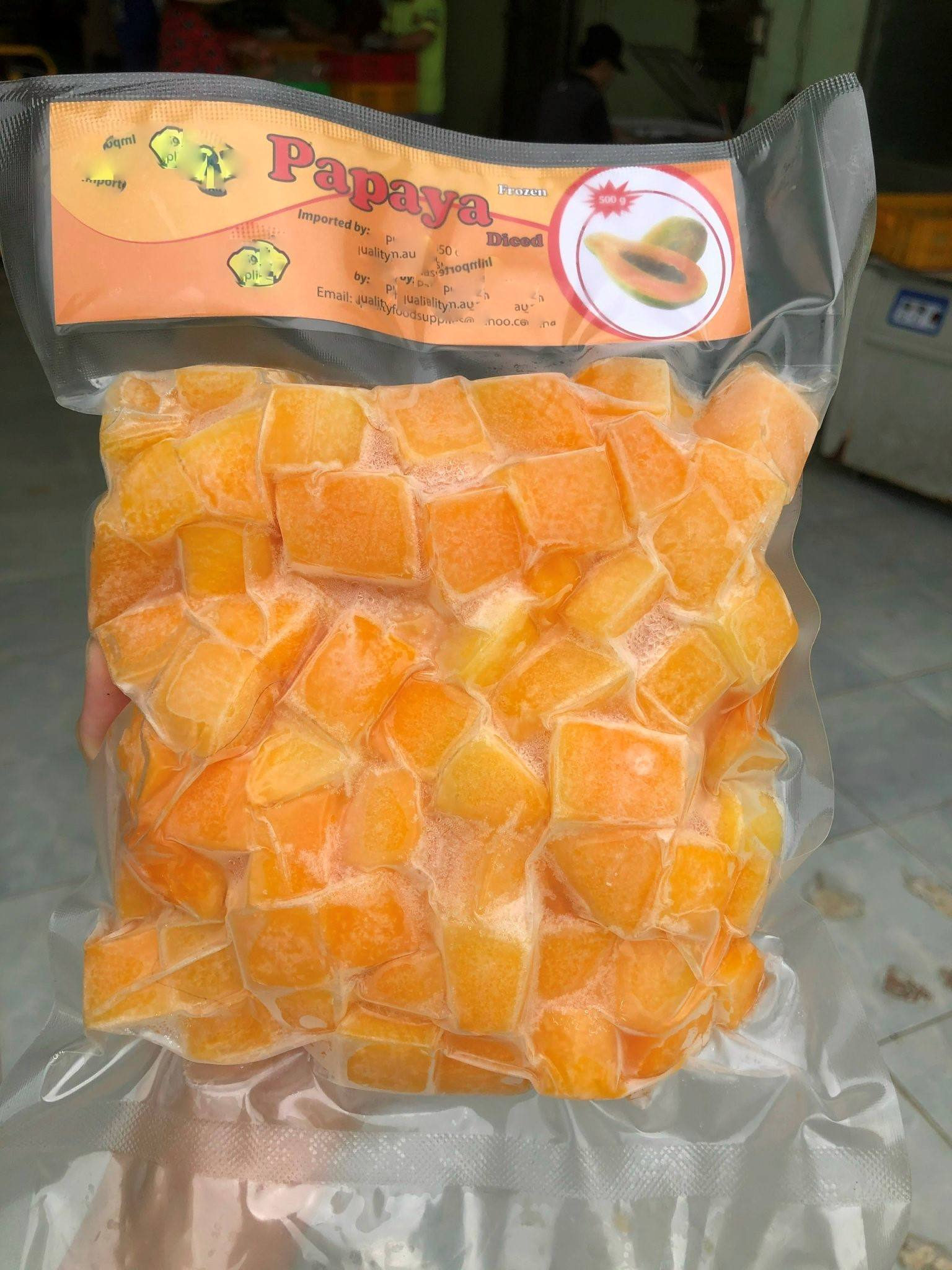VIETNAMESE IQF FROZEN PAPAYA FOR EXPORT – NATURAL FROZEN TROPICAL FRUIT, LOW MOQ & BULK WHOLESALE SUPPLY 3