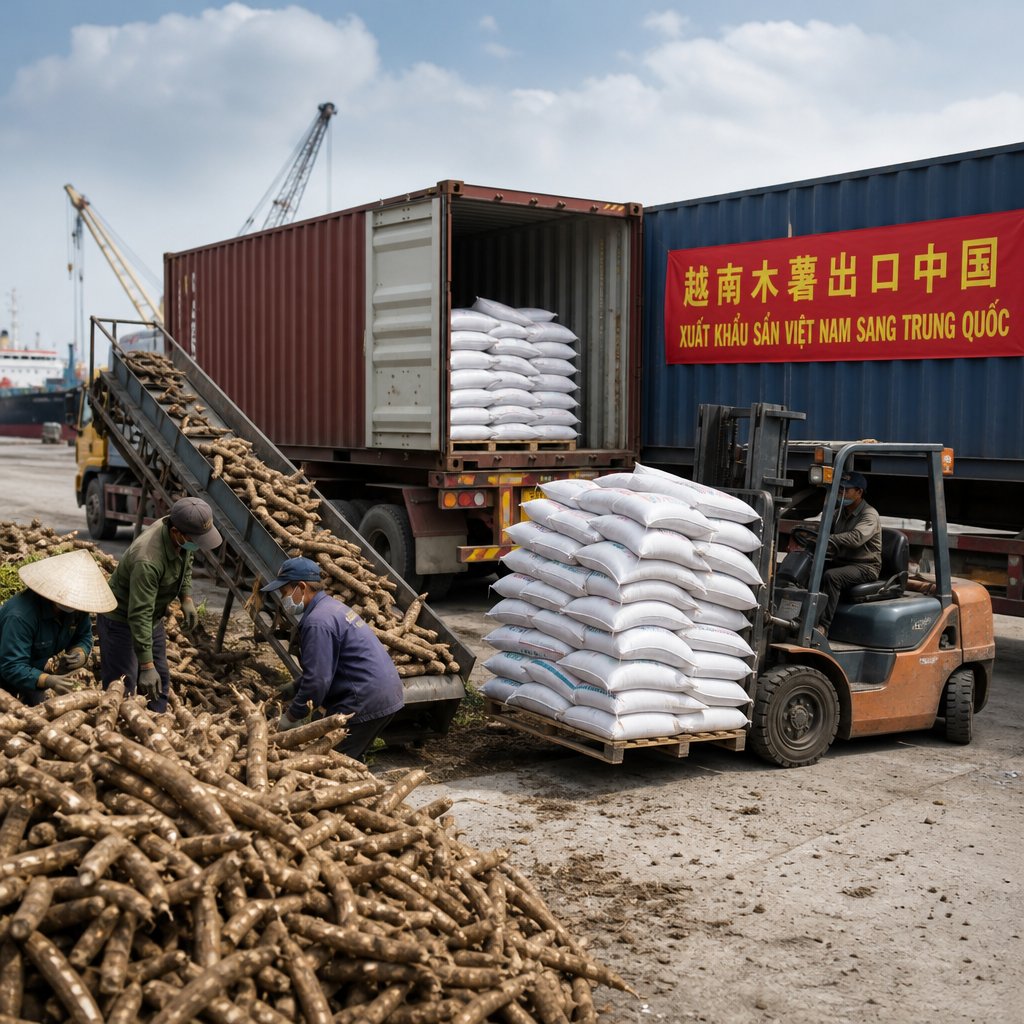 越南木薯出口中国：原料供应、加工用途与贸易合作