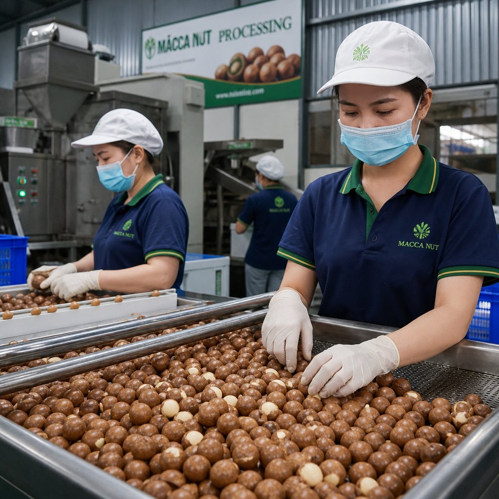 越南夏威夷果供应中国：坚果品质、加工规格与采购指南