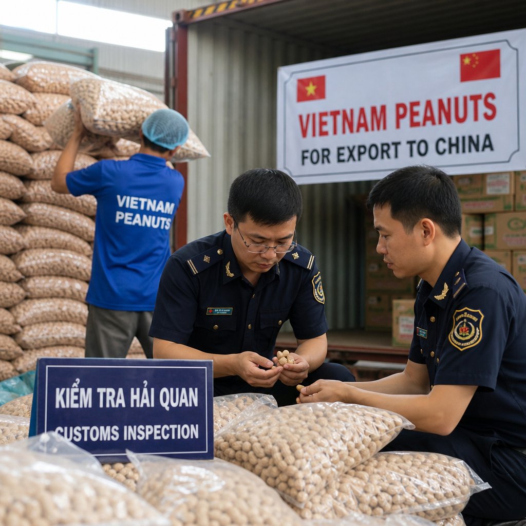越南花生出口中国：原料规格、品质控制与批量采购