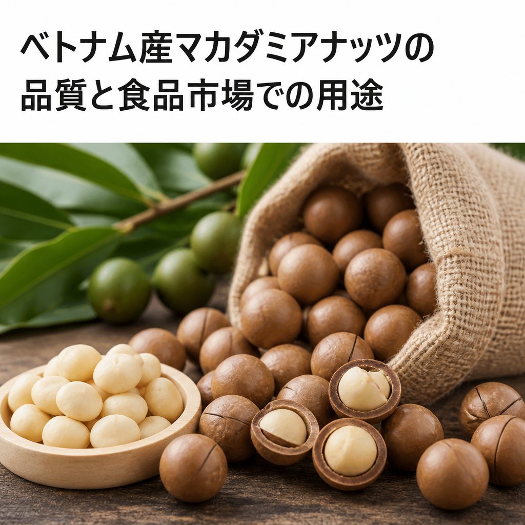 ベトナム産マカダミアナッツの品質と食品市場での用途