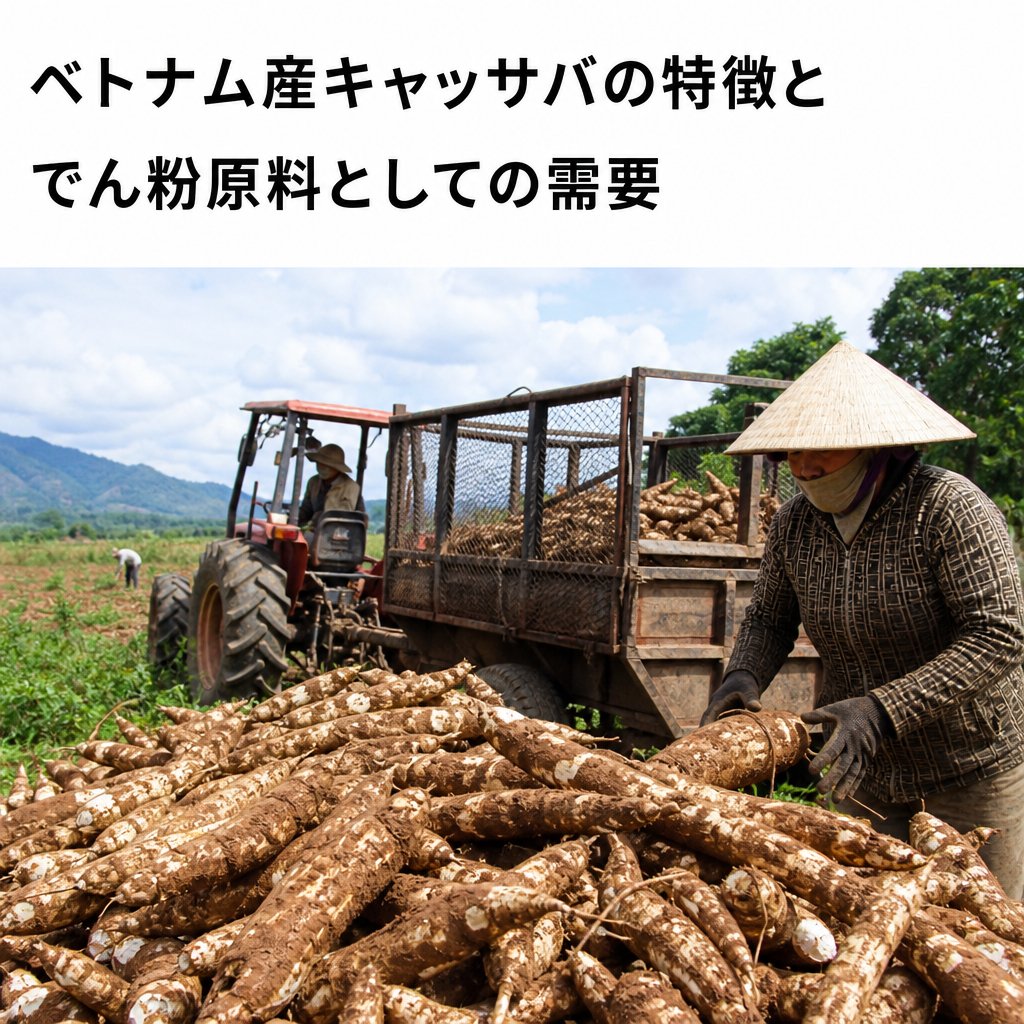 ベトナム産キャッサバの特徴とでん粉原料としての需要