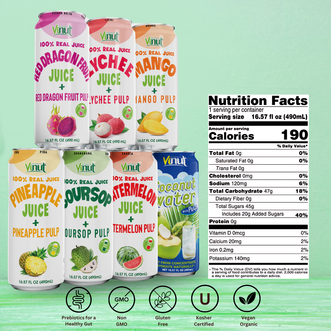 VIETNAMESE NATURAL PAPAYA JUICE 330ML FOR EXPORT – NO ADDED SUGAR, OEM/ODM PRIVATE LABEL MANUFACTURER 2