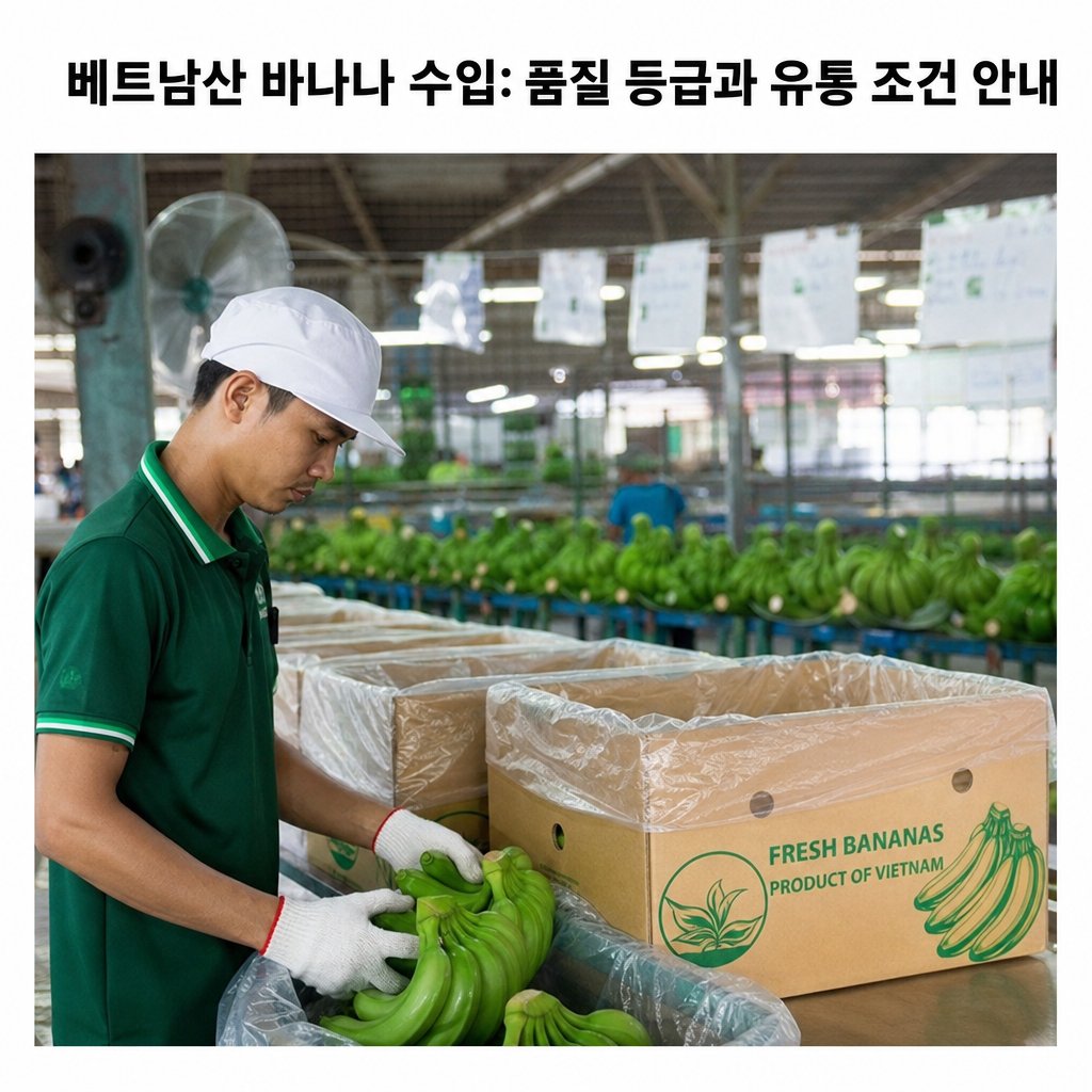 베트남산 바나나 수입: 품질 등급과 유통 조건 안내