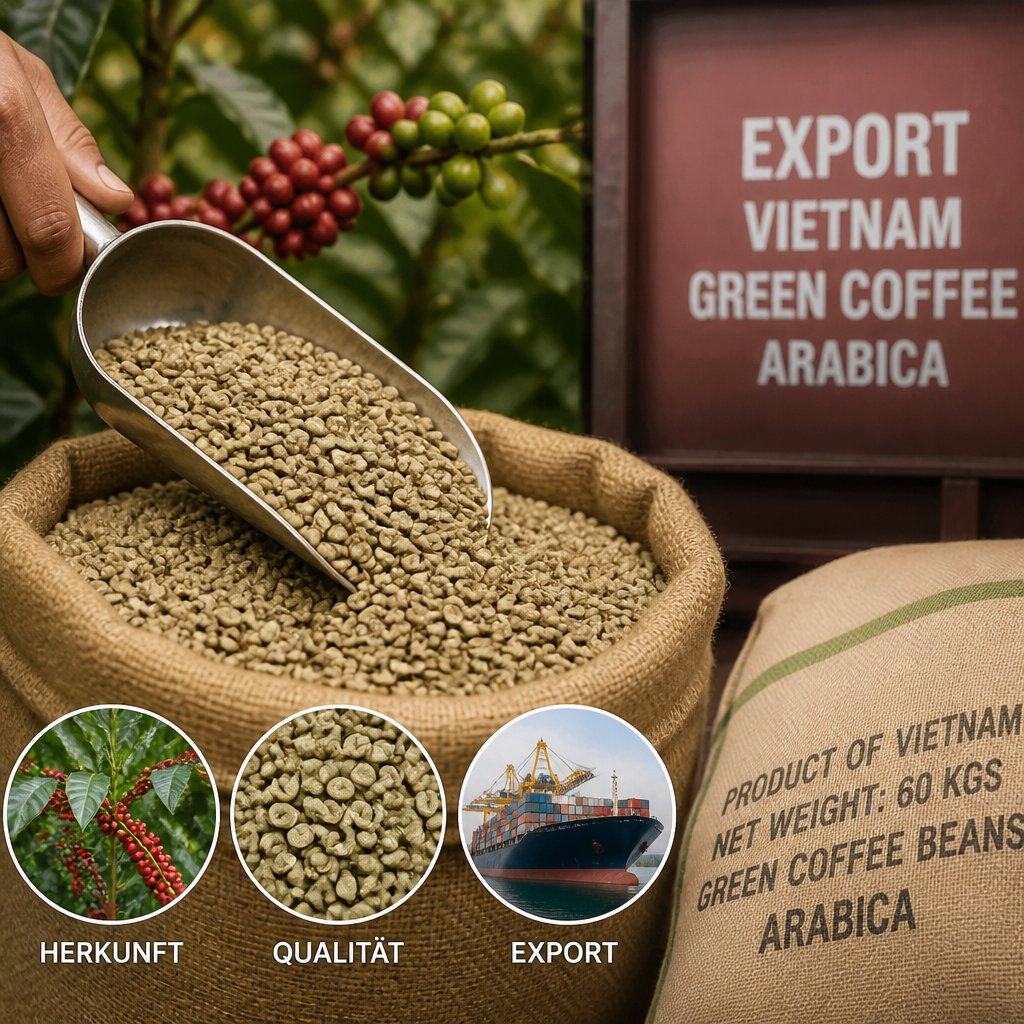 Arabica Rohkaffee aus Vietnam: Herkunft, Qualität und Export