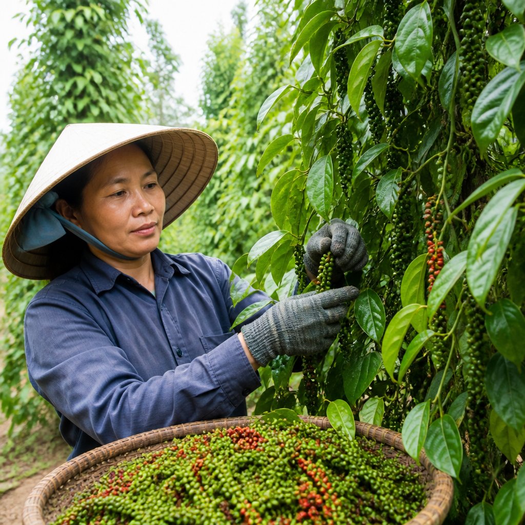 Schwarzer Pfeffer aus Vietnam: Ein wichtiger Rohstoff für Gewürzhändler
