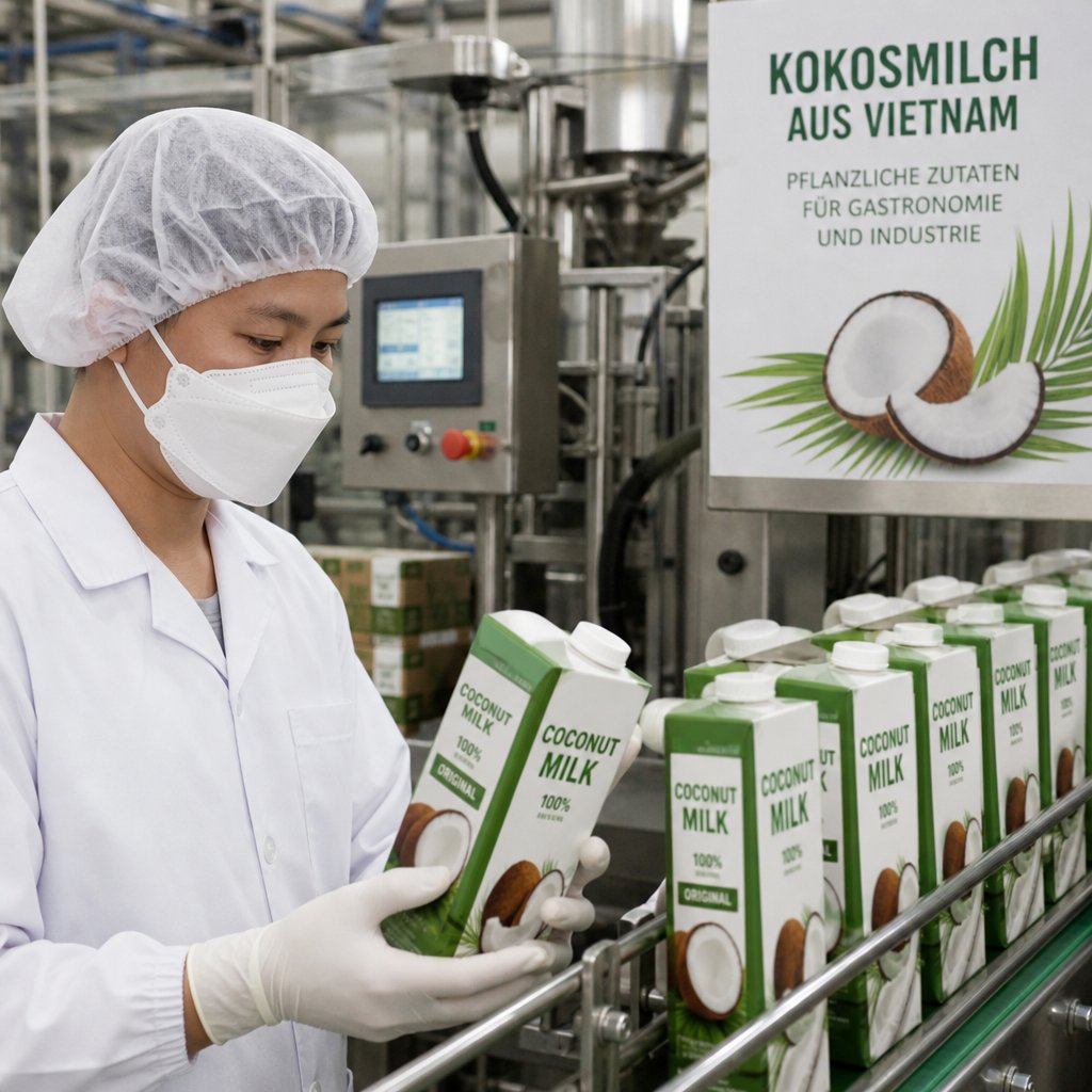 Kokosmilch aus Vietnam: Pflanzliche Zutaten für Gastronomie und Industrie