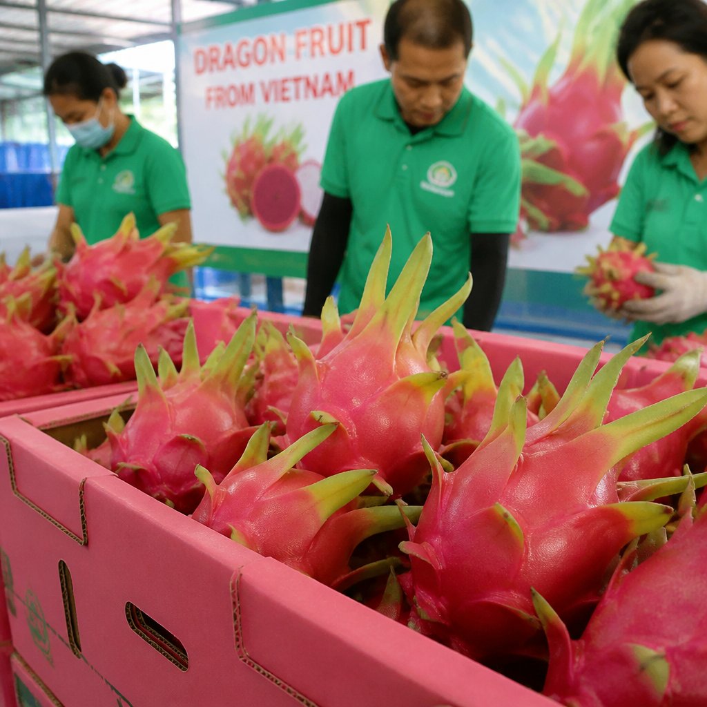 Frische Drachenfrucht aus Vietnam: Exotische Früchte für den Import