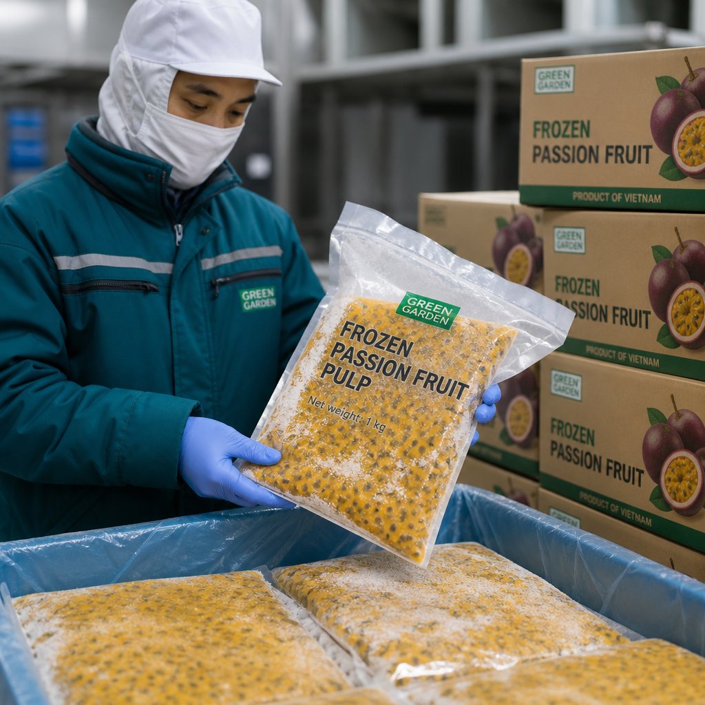 Tiefgekühlte Passionsfrüchte aus Vietnam: Exotische Zutaten für Getränke