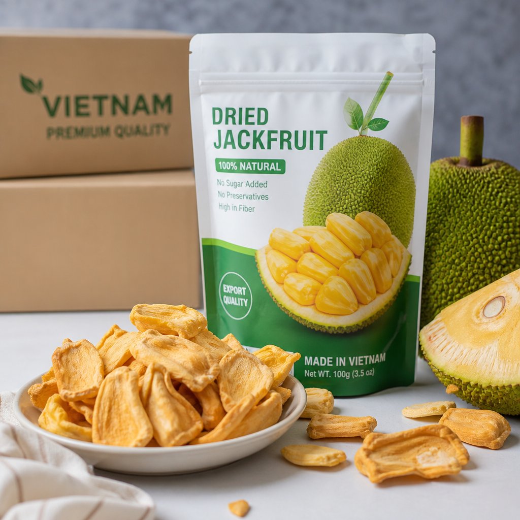Getrocknete Jackfrucht aus Vietnam: Exotische Snacks für neue Sortimente
