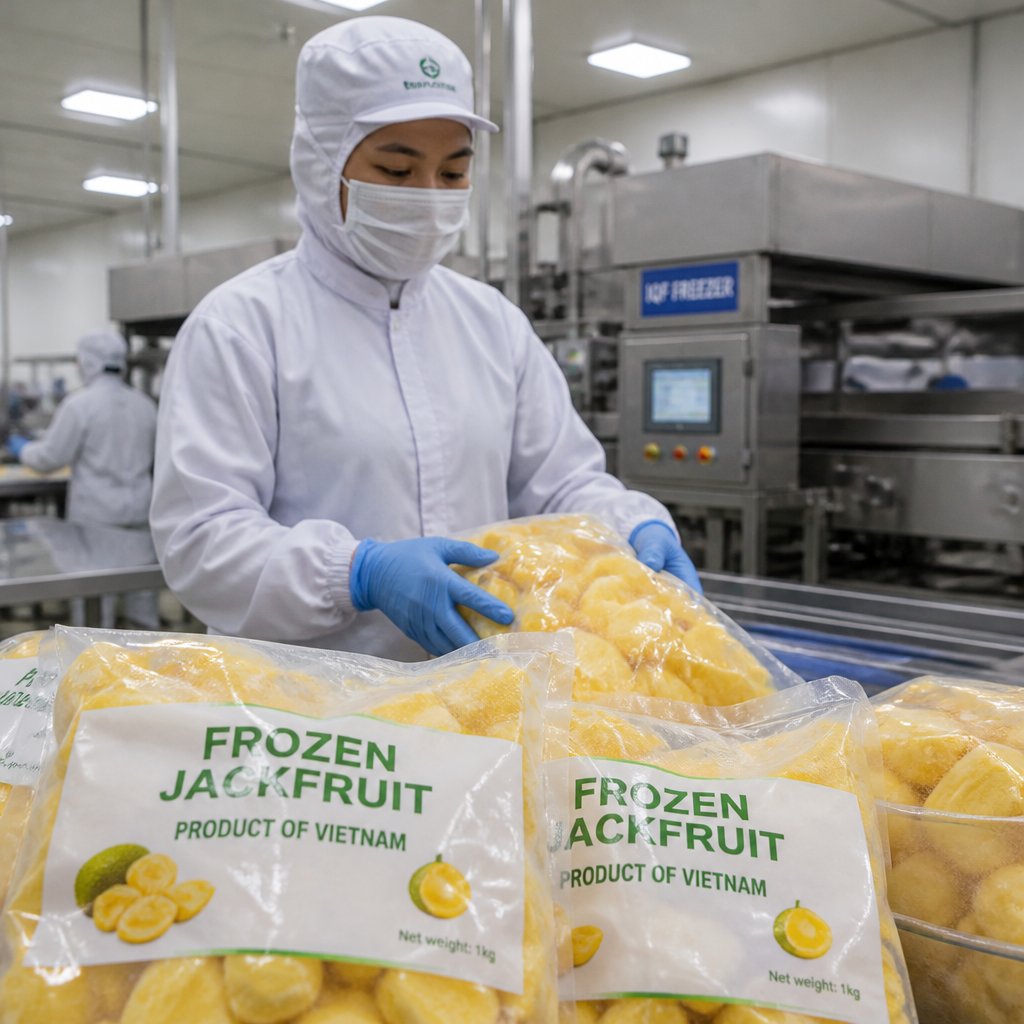 Tiefgekühlte Jackfrucht aus Vietnam: Fruchtzutaten für professionelle Küchen