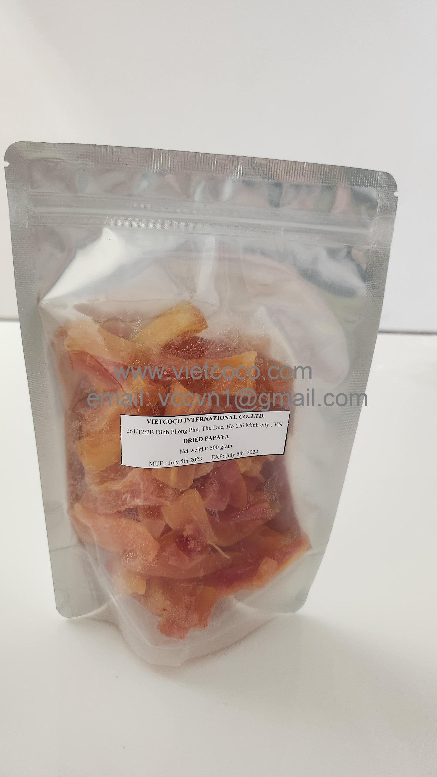 PREMIUM VIETNAMESE SOFT DRIED PAPAYA STRIPS FOR EXPORT – SWEET TROPICAL FRUIT SNACK WHOLESALE 4