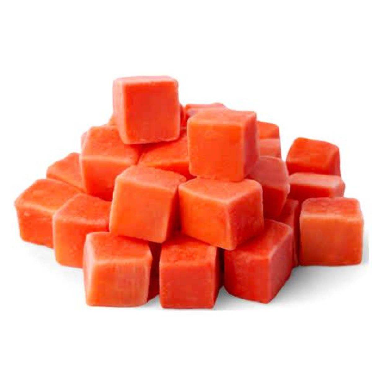 VIETNAMESE RED PAPAYA CUBES FOR EXPORT – FRESH TROPICAL FRUIT WHOLESALE SUPPLY