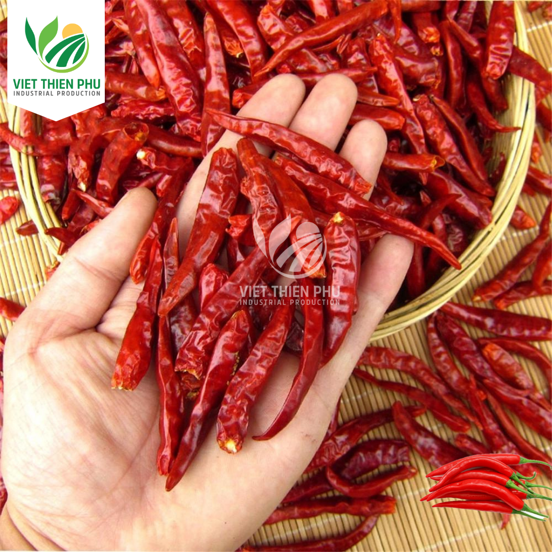 HIGH-QUALITY VIETNAMESE DRIED RED CHILI FOR EXPORT – SINGLE SPICE INGREDIENT WITH 24-MONTH SHELF LIFE