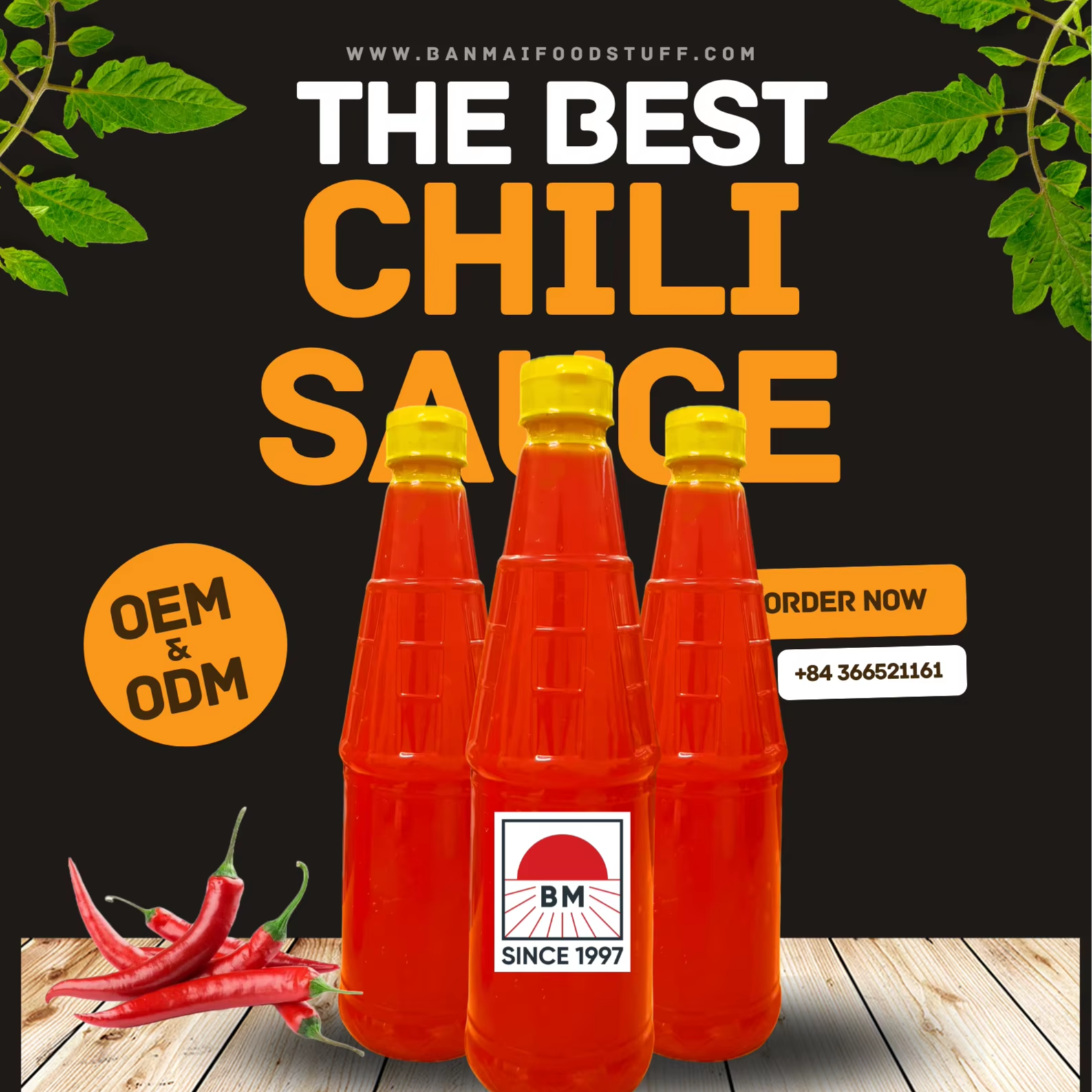 VIETNAMESE HOT CHILI SAUCE 200ML – AFFORDABLE WHOLESALE, PRIVATE LABEL OEM AND EXPORT SUPPLY